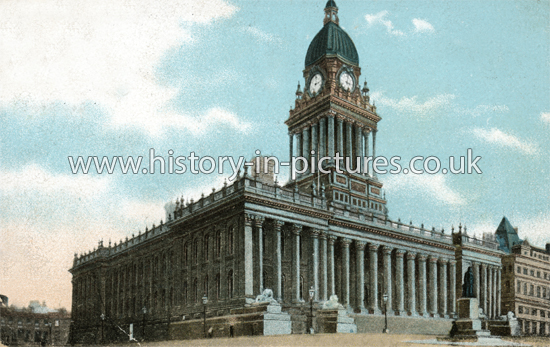 The Town Hall, Leeds, Yorkshire. c.1903